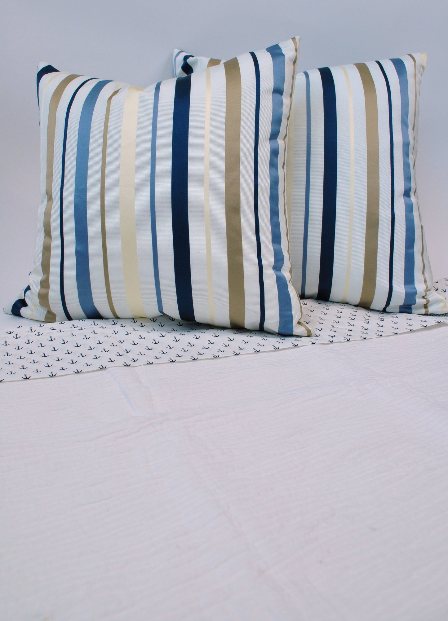 Silky Stripe Accent Cushion With Insert