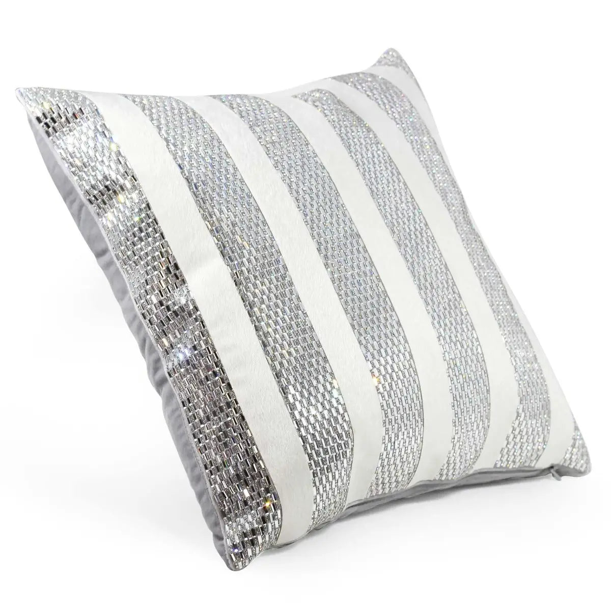 Luxe Tides (Pair) Rhinestone Accent Cushion With Insert