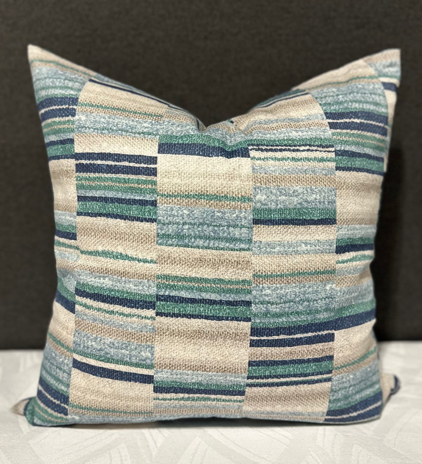 Beach Stone Accent Cushion 17" x 17"- Black Friday Blowout