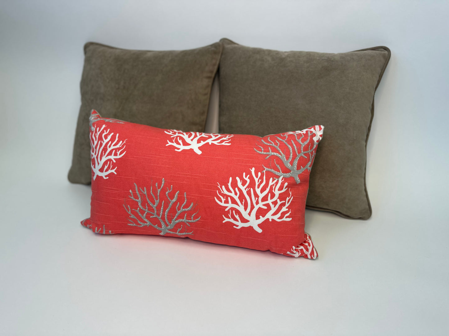 Coral Lumbar Accent Cushion With Insert