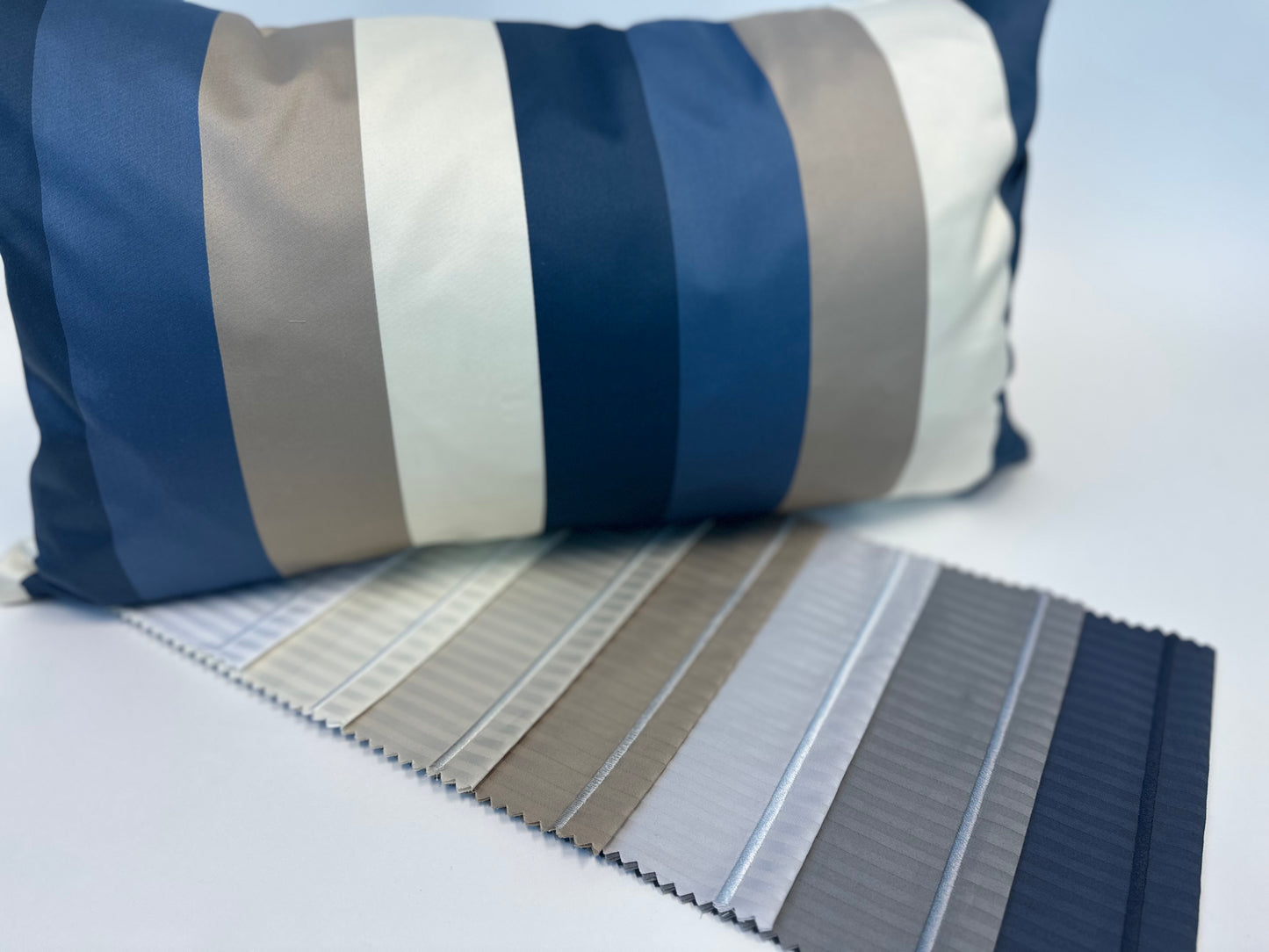 Renaissance Collection Stripe With Embroidery- Available In 7 Colours