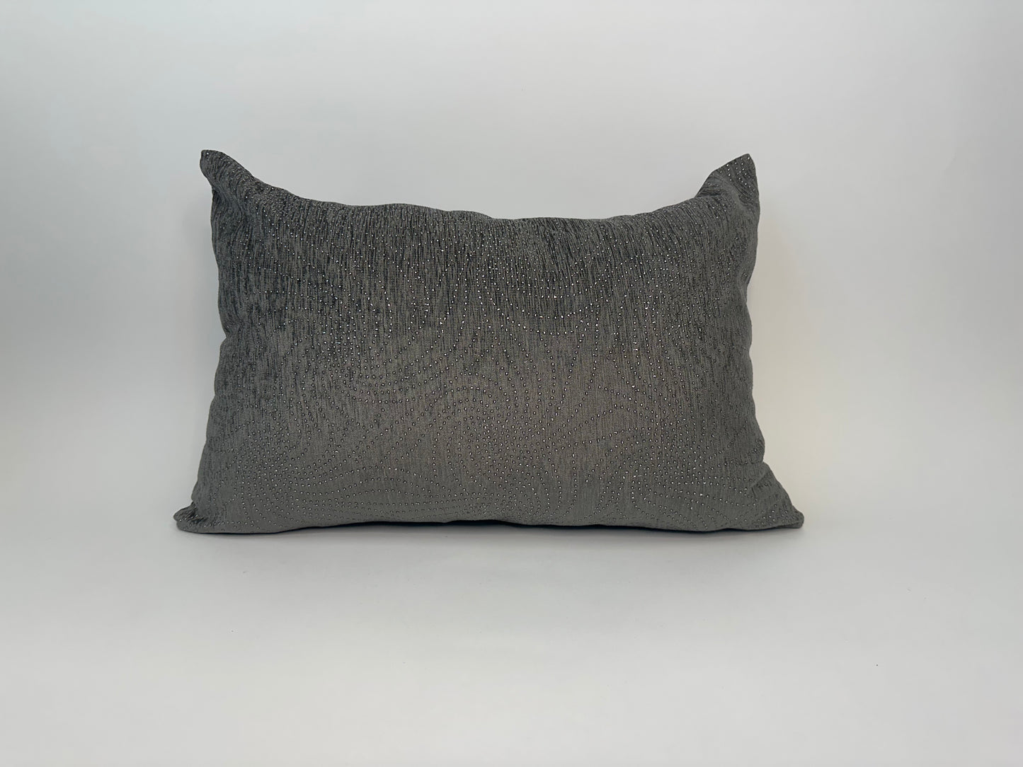 Graphite Ripple Lumbar Accent Cushion