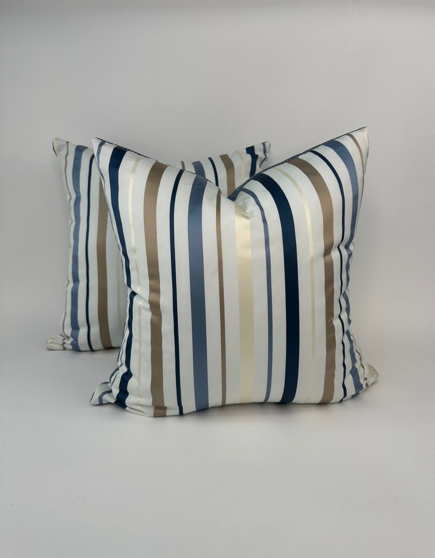Silky Stripe Accent Cushion With Insert