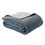 Eloi Blue Jean Custom Shaped Quilt with Shams