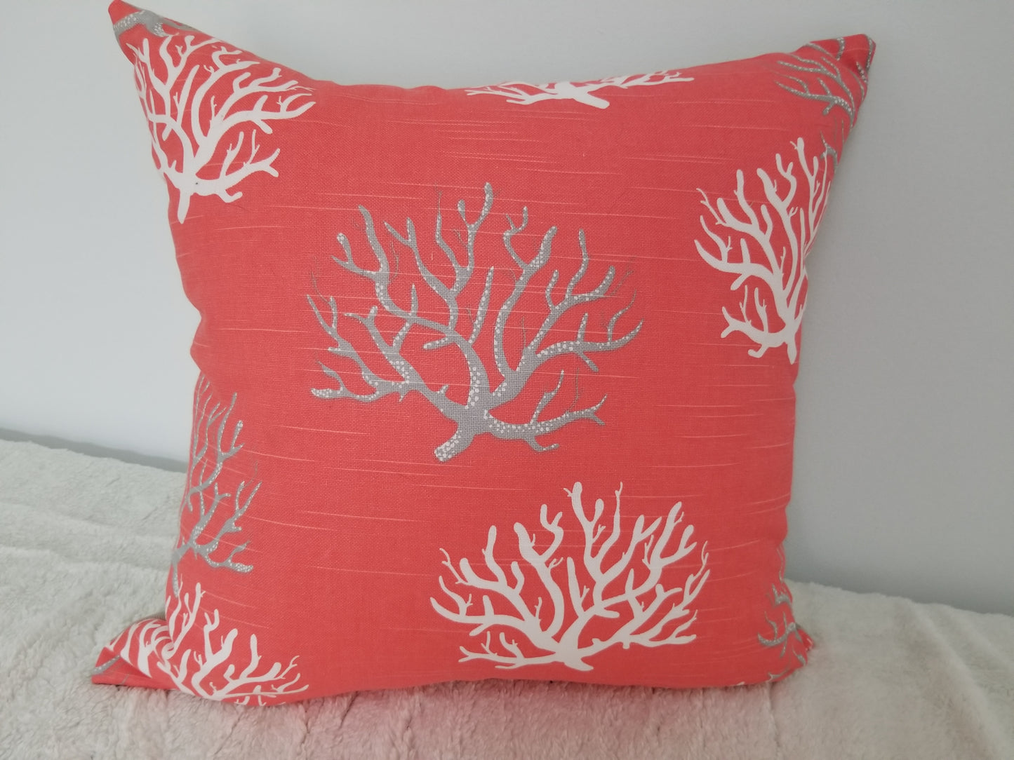 Coral Accent Cushion With Insert