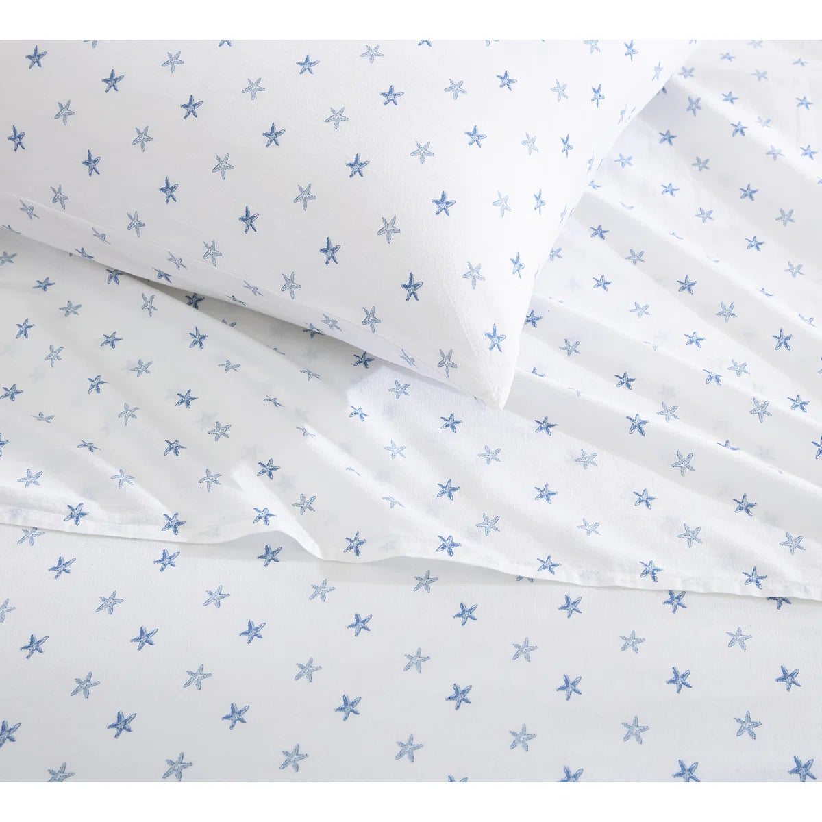 Tommy Bahama Blue Starfish Custom Shaped Sheet Set