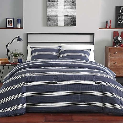 Nautica Craver Custom Duvet Cover with Shams And Duvet Insert