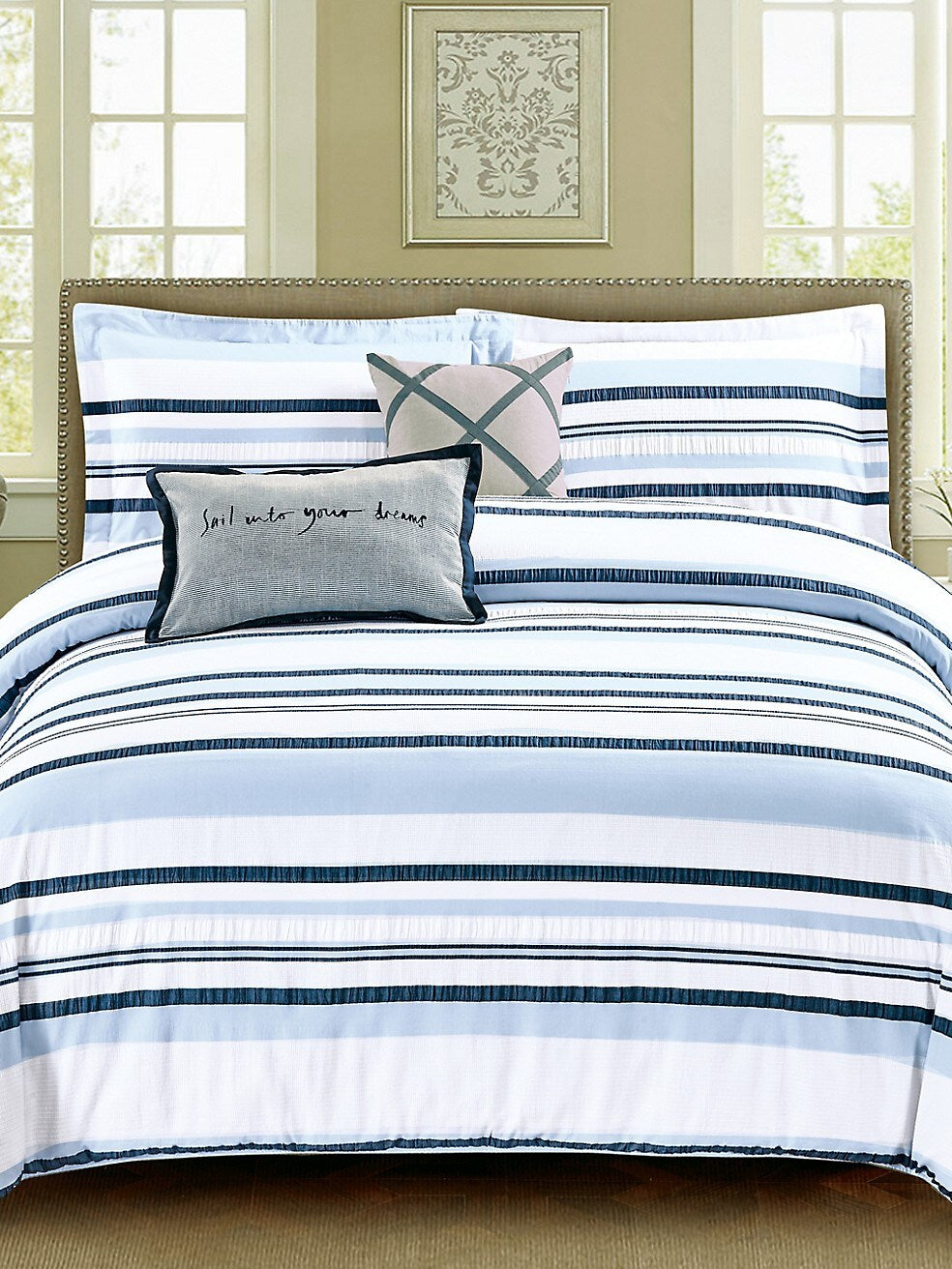 Hilton Duvet Cover With Shams and Duvet Insert- King