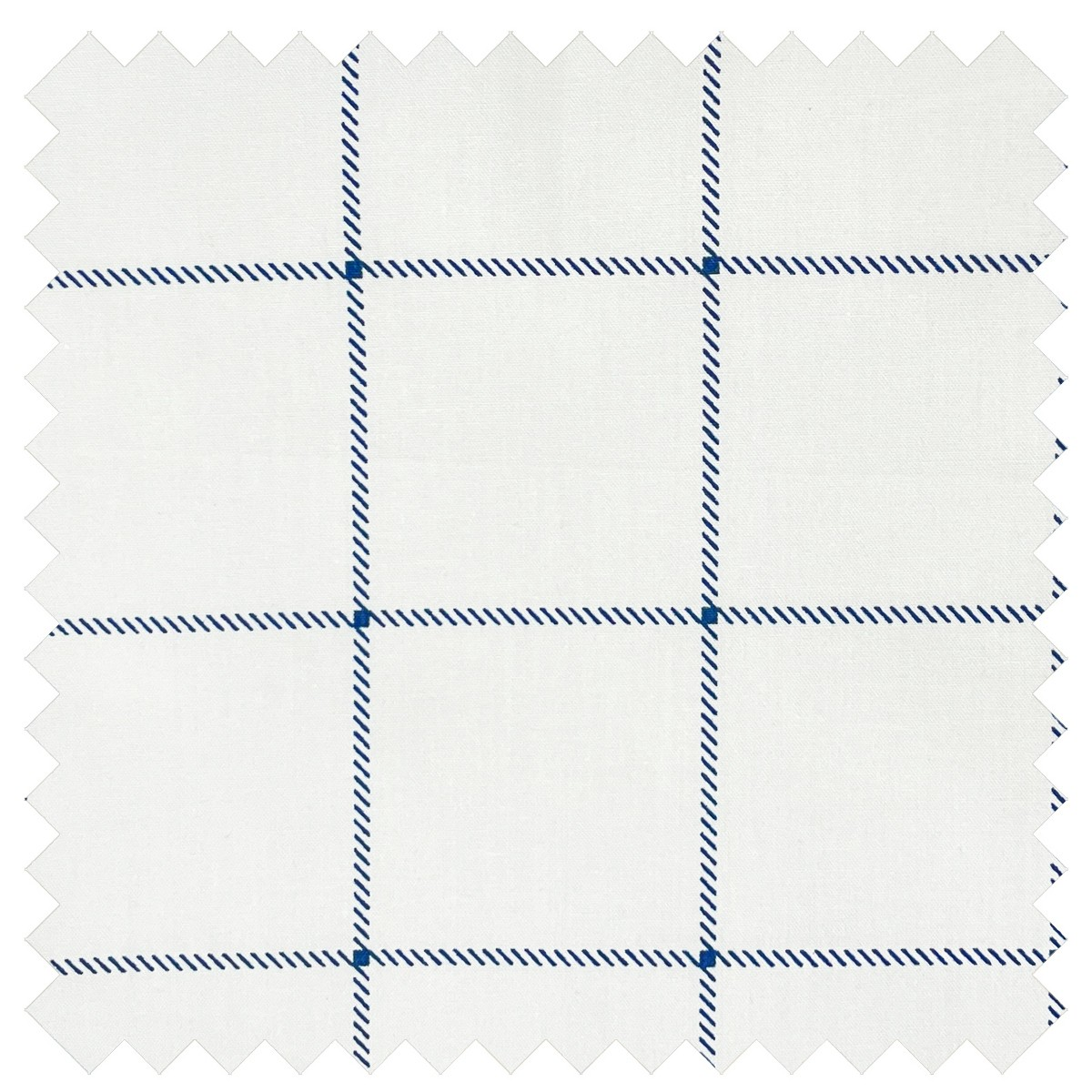 Nautical Grid Tucker Custom Percale Sheet Set