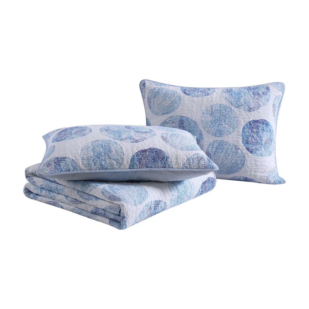 Tommy Bahama Ocean Isle Reversible Custom Shaped Quilt With Shams