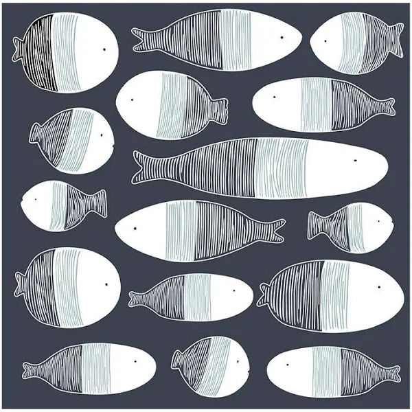 Fish Paper Lunch Napkin 20 Pack