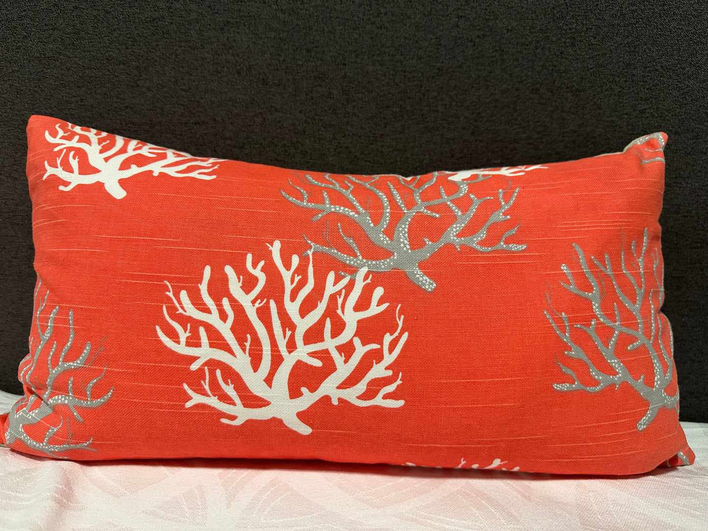 Coral Lumbar Accent Cushion With Insert