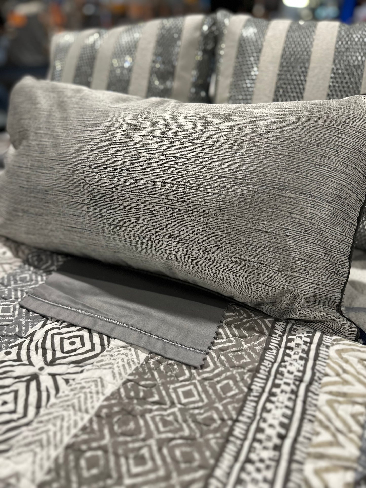 The Silver Fox Lumbar Accent Cushion With Insert