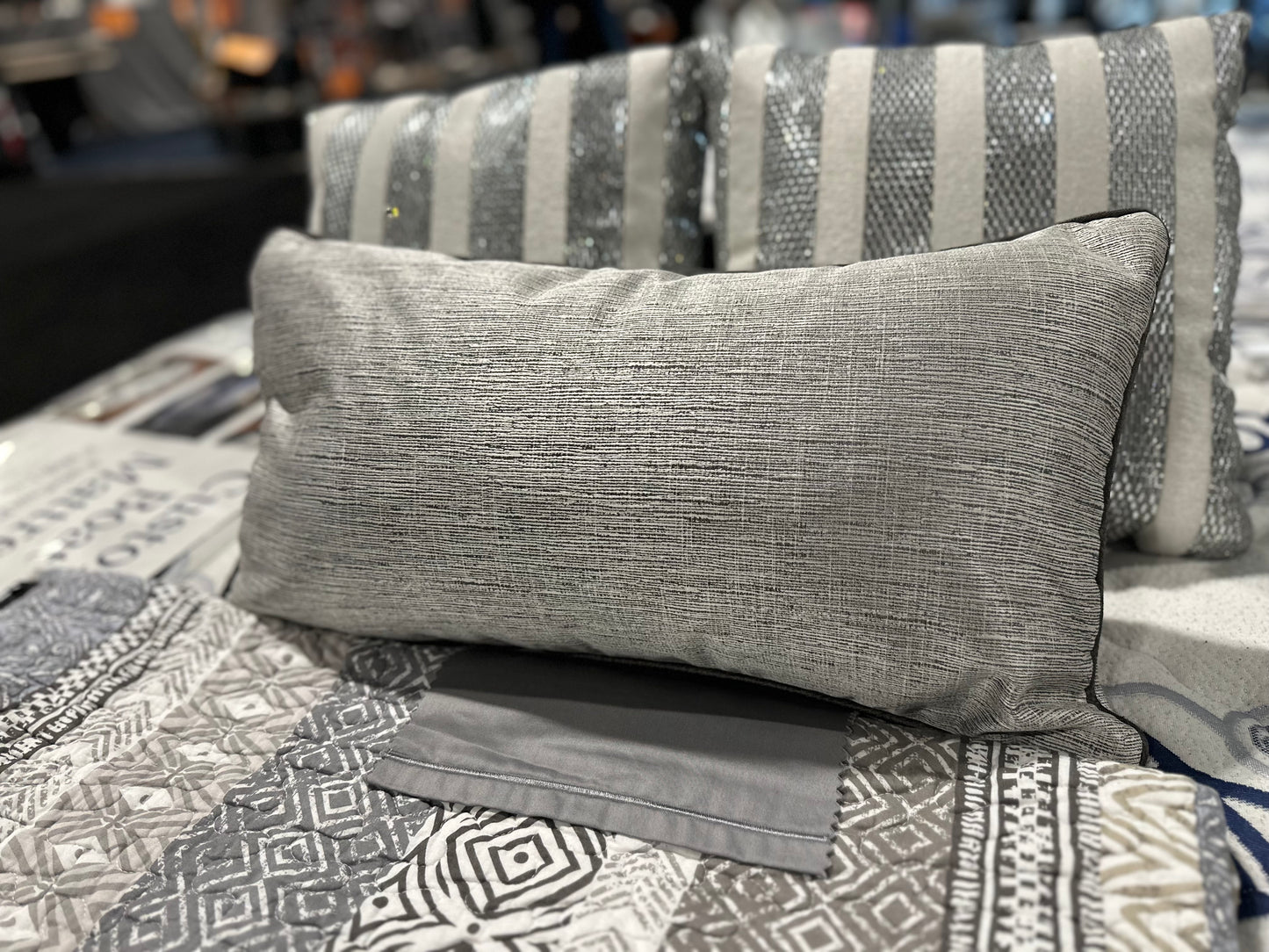 The Silver Fox Lumbar Accent Cushion With Insert