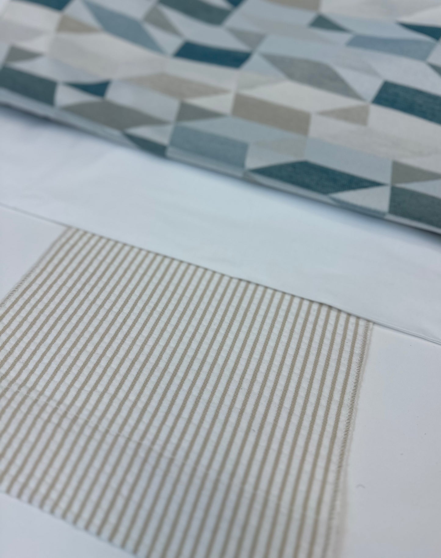 Chalet Stripe Duvet Cover With Shams And Duvet Insert