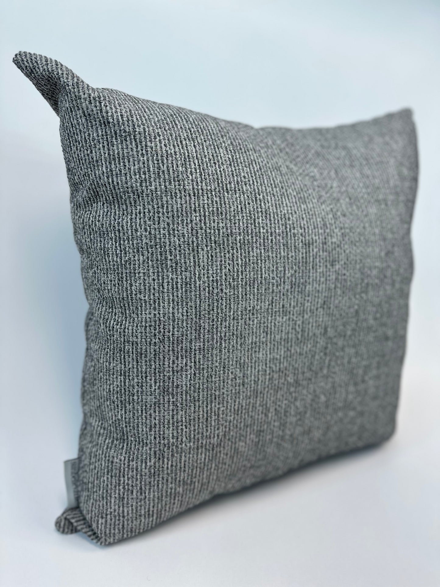 Waterproof* Black and Grey Pebble Accent Cushion- Pair of 18" x 18"