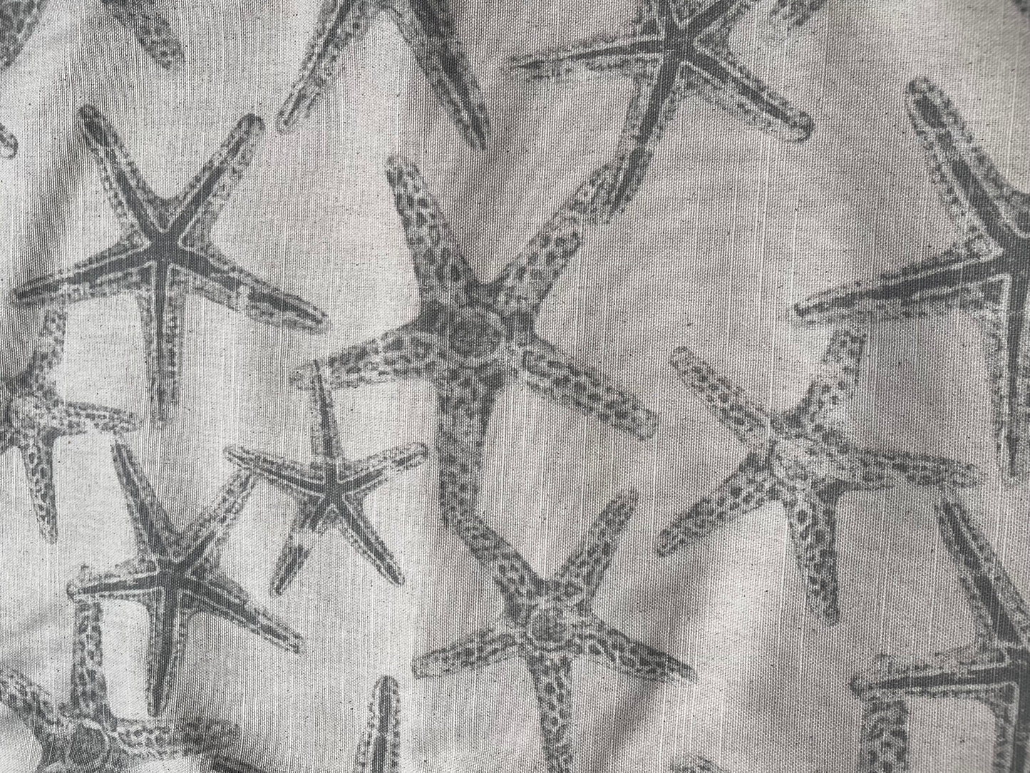 *NEW* Grey Starfish Lumbar or Square Accent Cushion With Insert