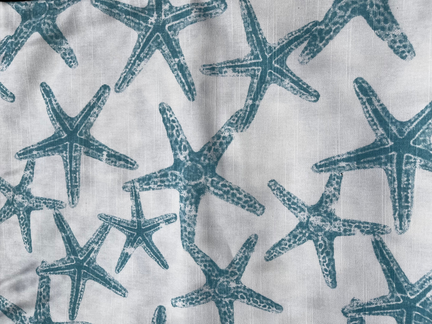 *NEW* Teal Starfish Lumbar or Square Accent Cushion With Insert