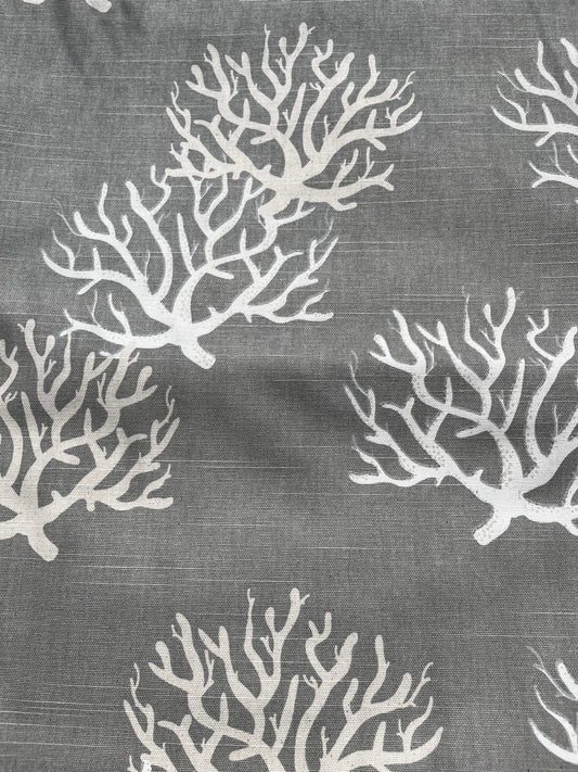*NEW* Grey Coral Lumbar or Square Accent Cushion With Insert