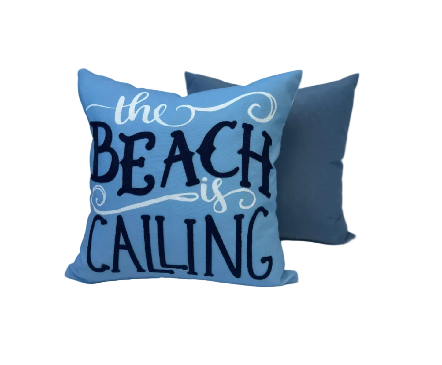 The Beach Is Calling Accent Cushion With Insert