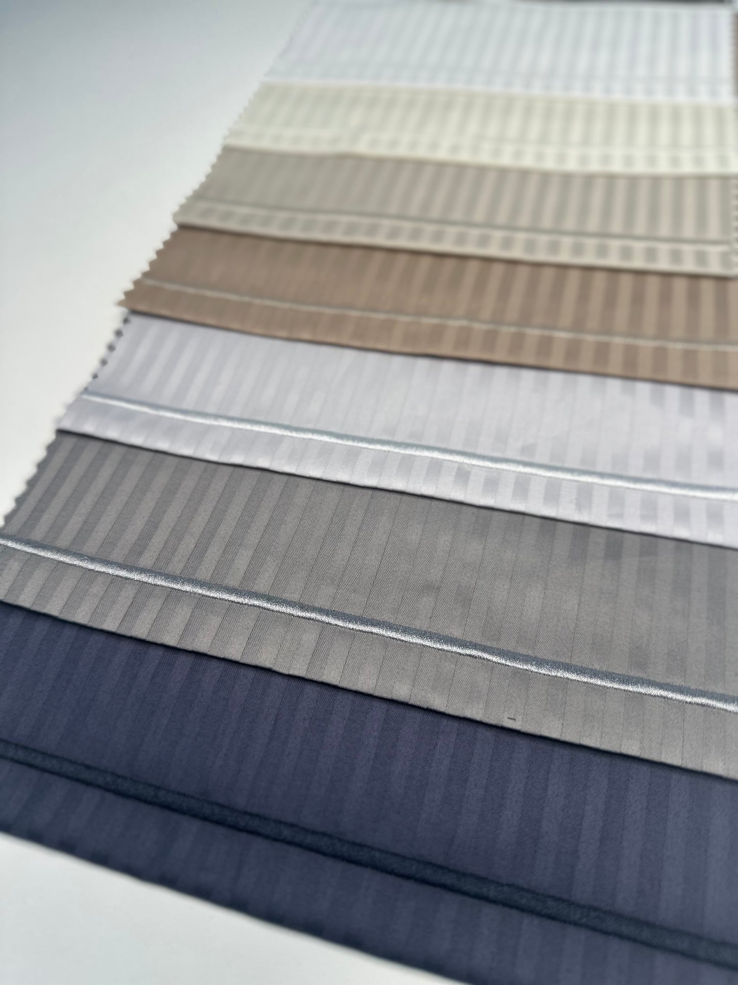 Renaissance Collection Stripe With Embroidery- Available In 7 Colours