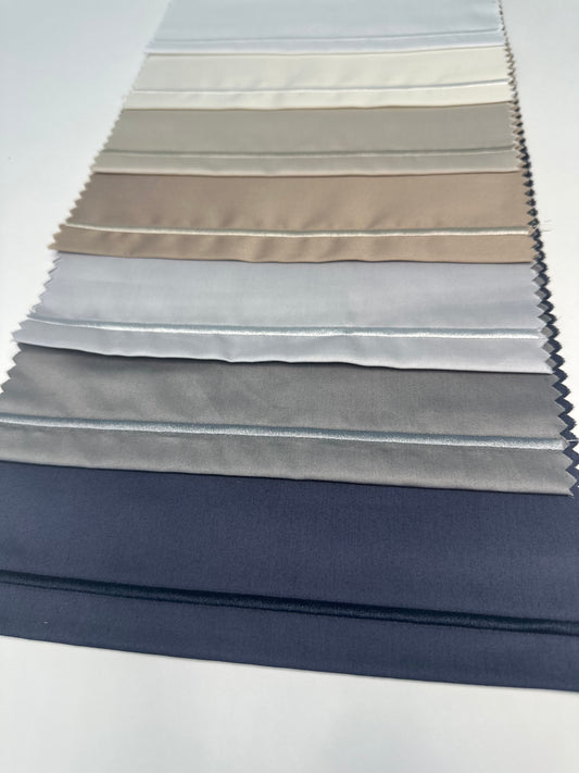 Renaissance Embroidered Sateen Custom Sheet Set- Tone On Tone