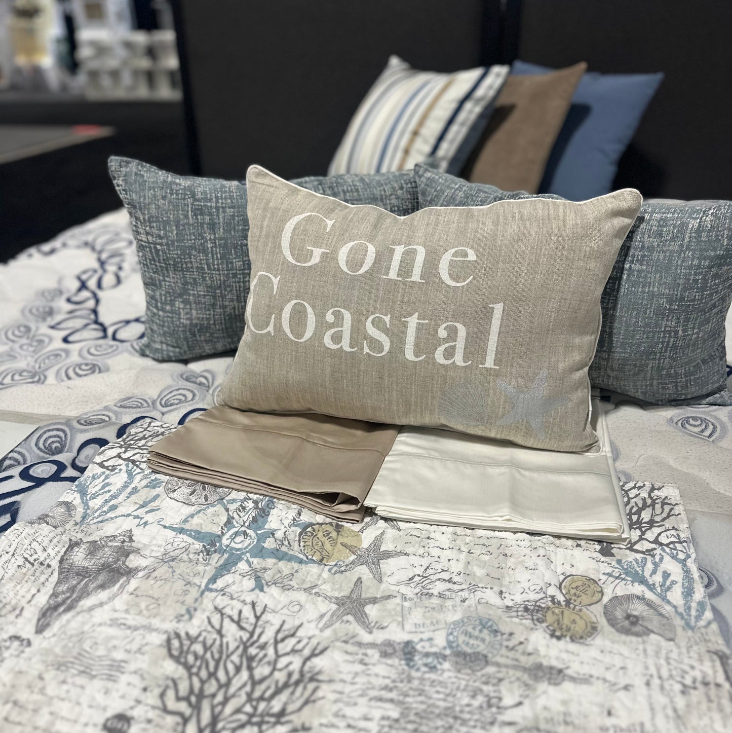 Gone Coastal Accent Cushion with Insert