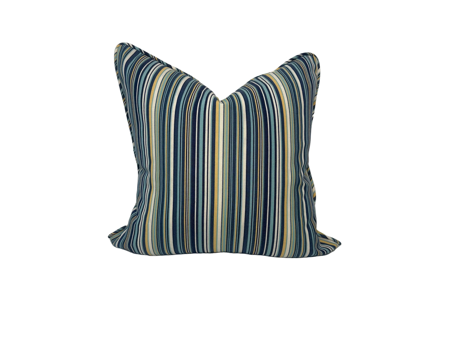 Teal Trio-Lumbar and Pair of Reversible 18" x 18" Accent Cushions