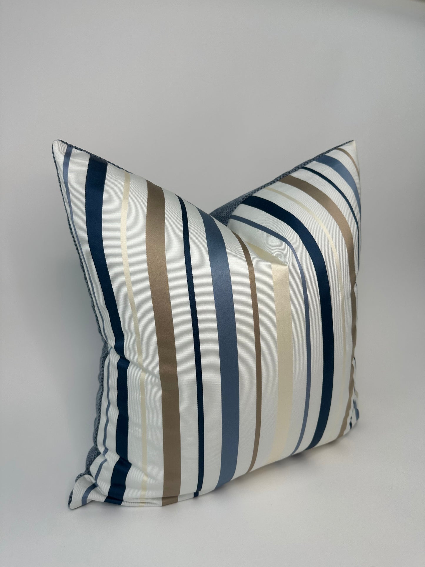 Silky Stripe Accent Cushion With Insert