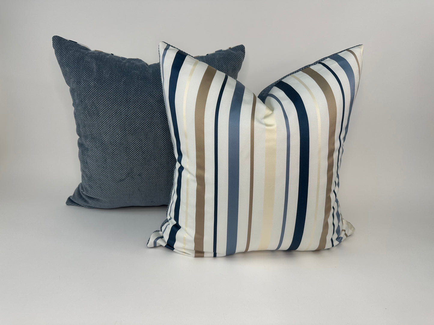 Silky Stripe Accent Cushion With Insert
