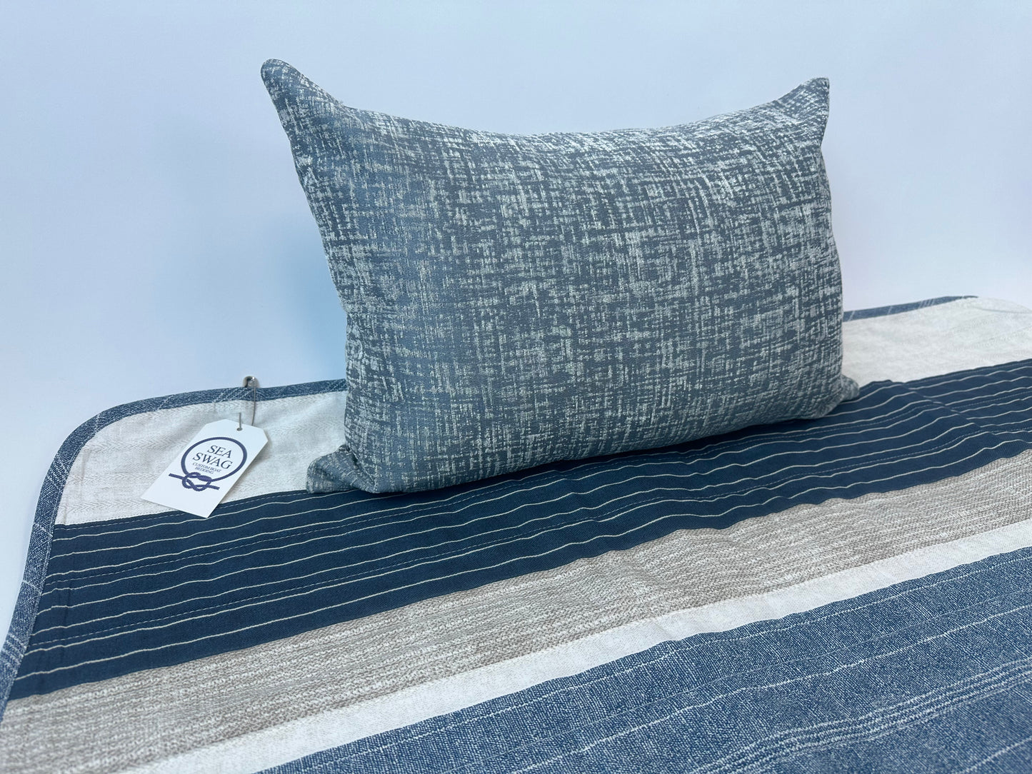 Nautica Raeford Cotton Reversible Custom Shaped Quilt Set with Shams