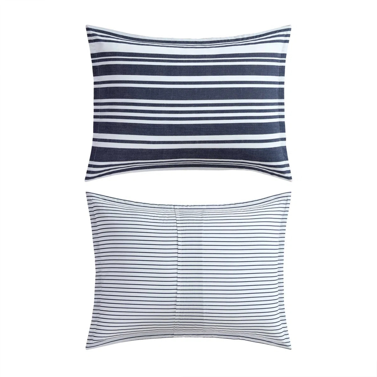 Nautica Coastline Stripe Custom Shaped Comforter With Shams