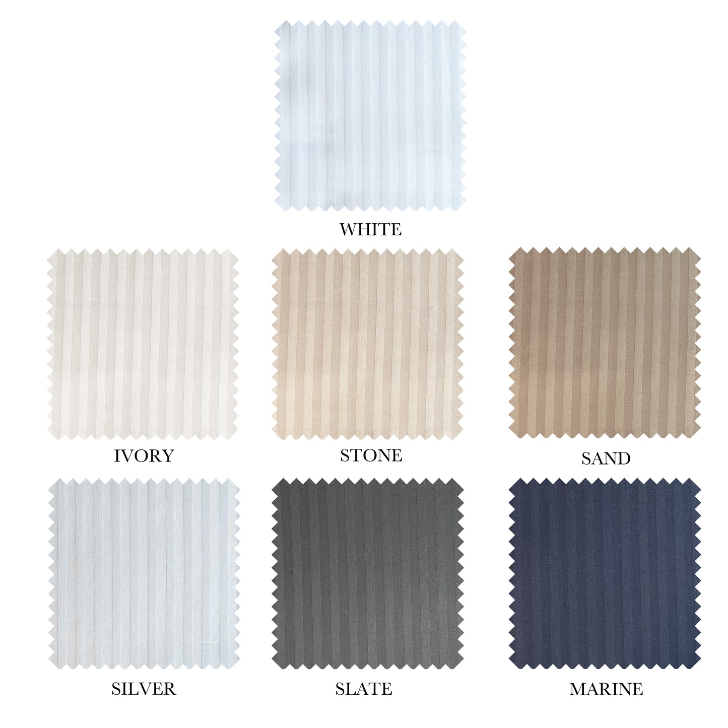 Renaissance Collection Stripe With Embroidery- Available In 7 Colours