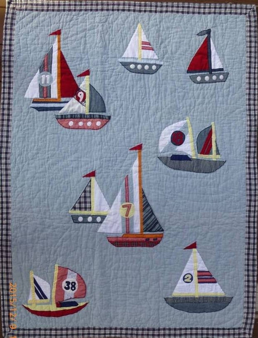 Sailboat Baby Quilt