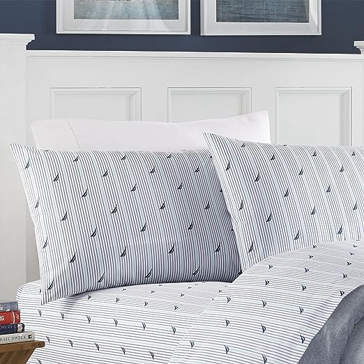 Nautica Sailboat Sheet Set - Queen - for Home or Cottage