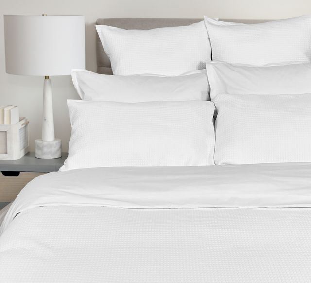 Relief Duvet Cover with Shams and Duvet Insert (4 Colour Choices)