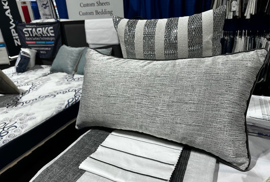 The Silver Fox Lumbar Accent Cushion With Insert