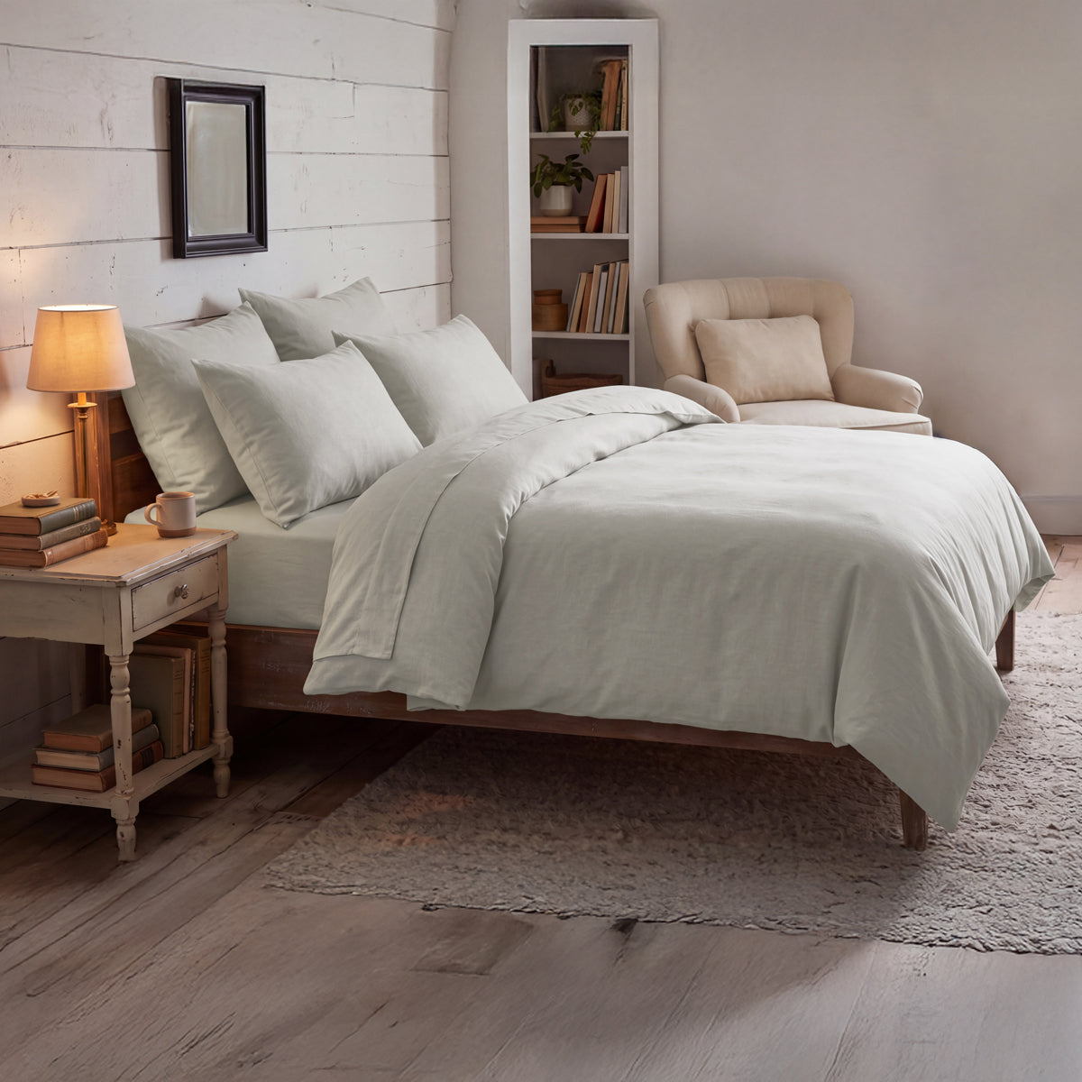 Flannel Custom Sheet Sets- Available in Snow White, Ivory, Cozy Grey, Red, Tan and Charcoal