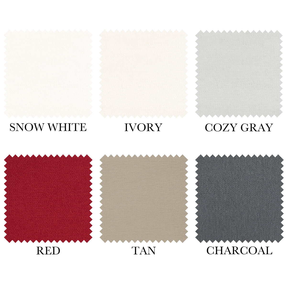 Flannel Custom Sheet Sets- Available in Snow White, Ivory, Cozy Grey, Red, Tan and Charcoal