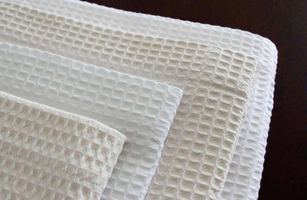 Waffle Weave Duvet Cover with Shams and Duvet Insert (6 Colour Choices)