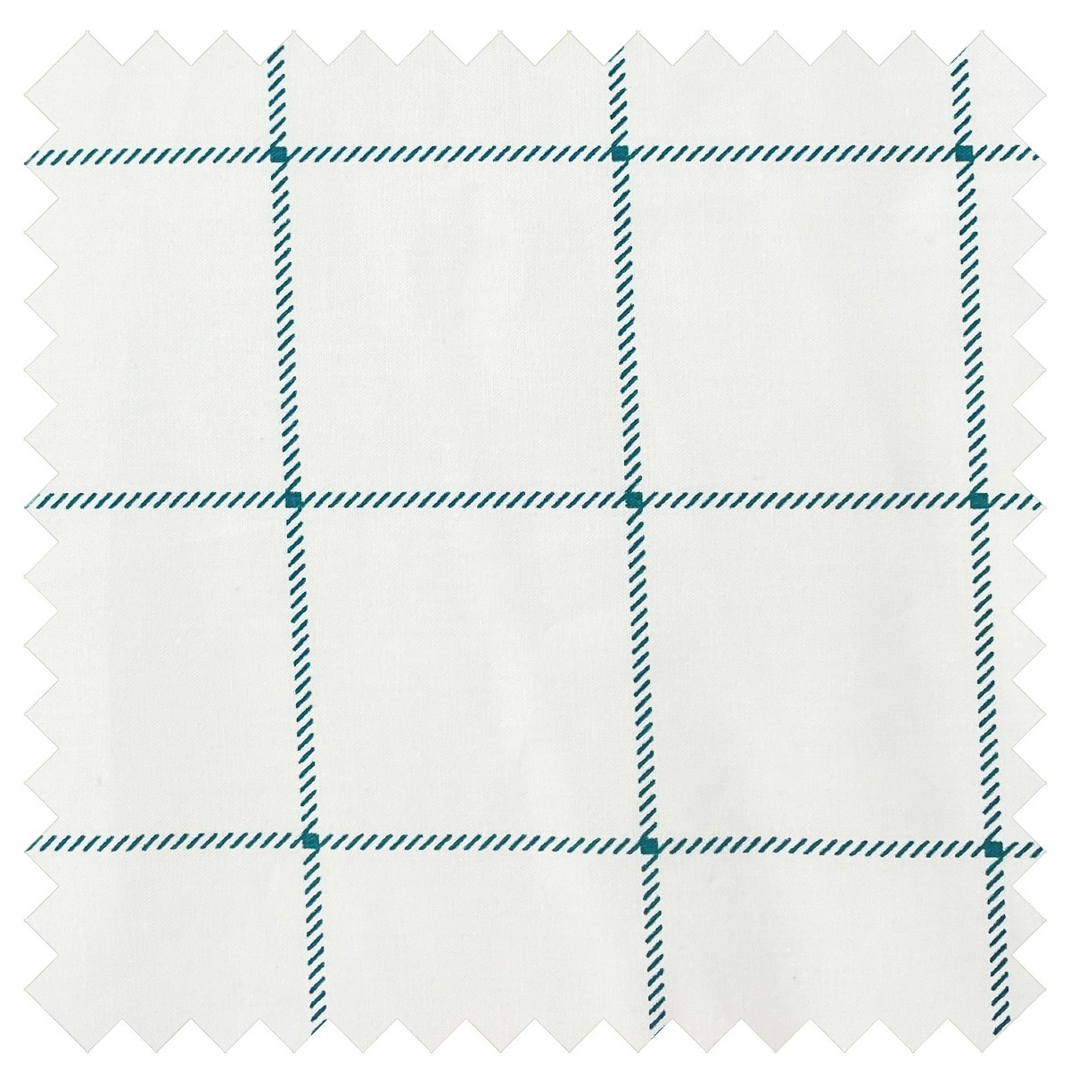 Nautical Grid Tucker Custom Percale Sheet Set