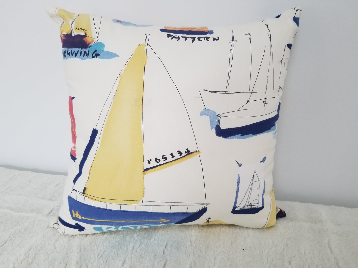 Sailboat Accent Cushion