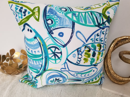 Gone Fishing Accent Cushion With Insert