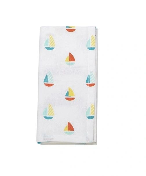 Sailboat Printed Cloth Napkins 4 Pack