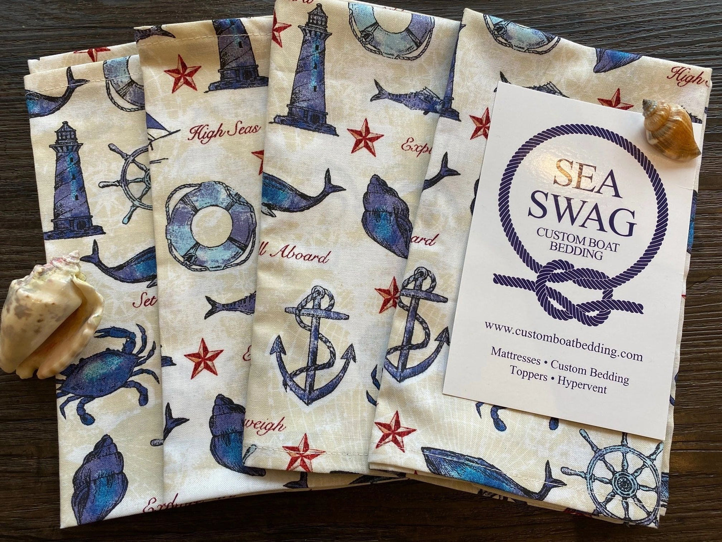 Sea Swag Nautical Cloth Napkins