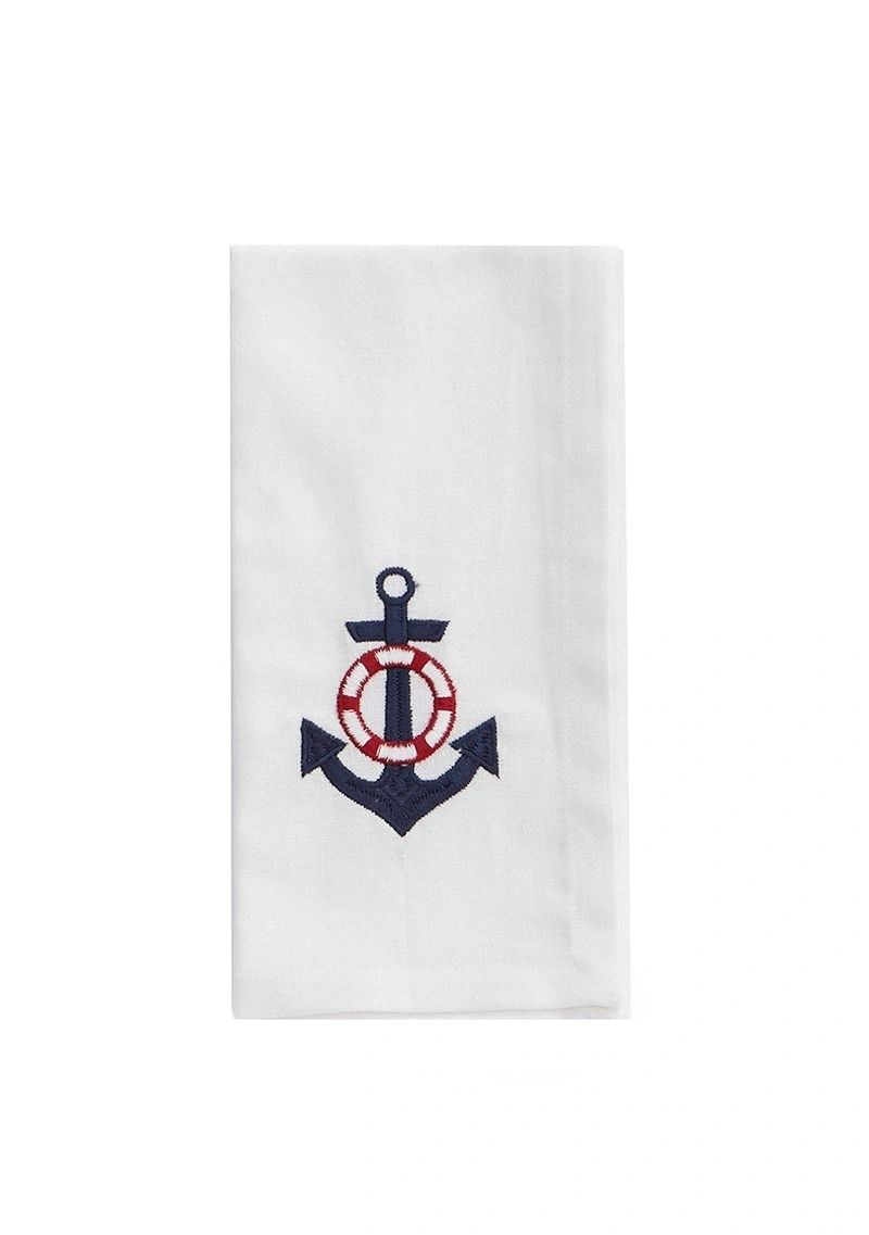 Anchor Embroidered Napkin - Set of 4