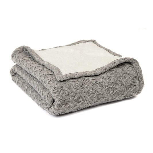 Tobias Throw Blanket - Grey
