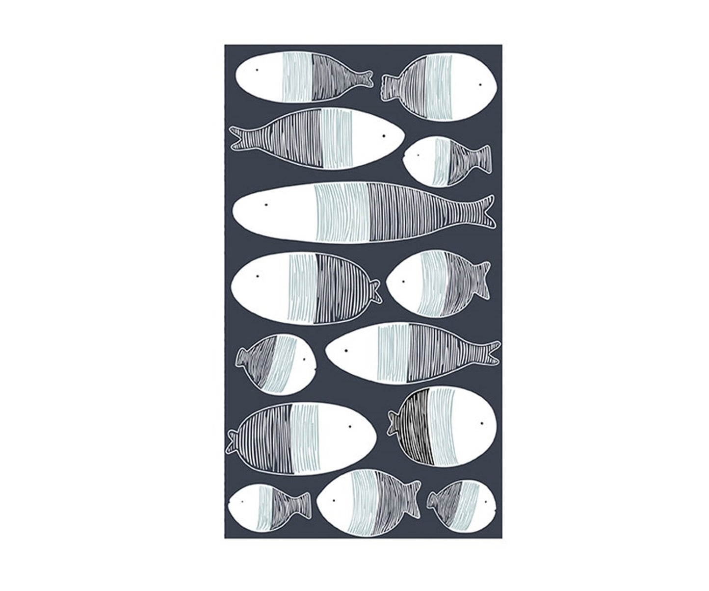 Fish Paper Guest Napkin 16 Pack