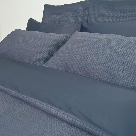 Relief Duvet Cover with Shams and Duvet Insert (4 Colour Choices)