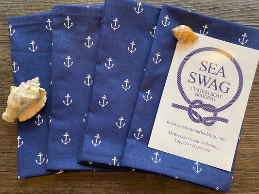 Sea Swag Anchor Cloth Napkins
